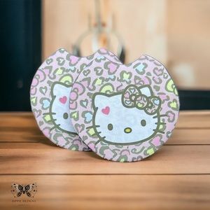 Pink Hello Kitty Car Coaster 2 Pack